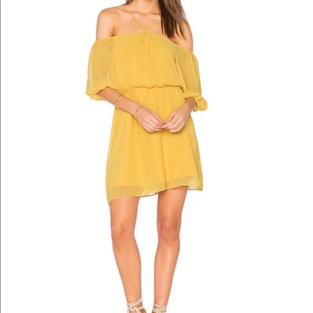 BCBGeneration yellow dress